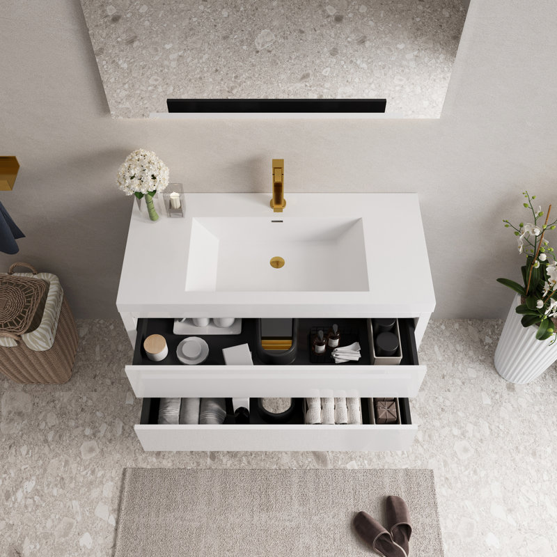 Single Bathroom Vanity with Top