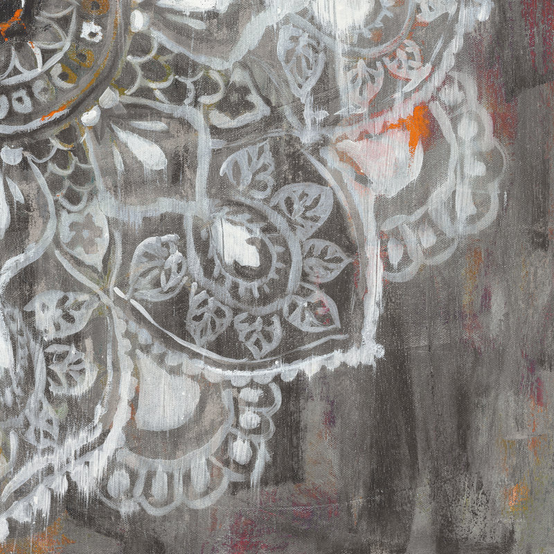 Mandala In Neutral II Sq IV by Danhui Nai - Wrapped Canvas Painting, 91cm H x 91cm W