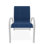 Chaise avec accoudoirs empilable Aruba II