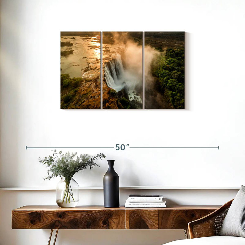 Alvord Victoria Falls Sunrise, H 20 po x l 33 po