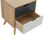 Crooke 42cm W Manufactured Wood Bedside Table