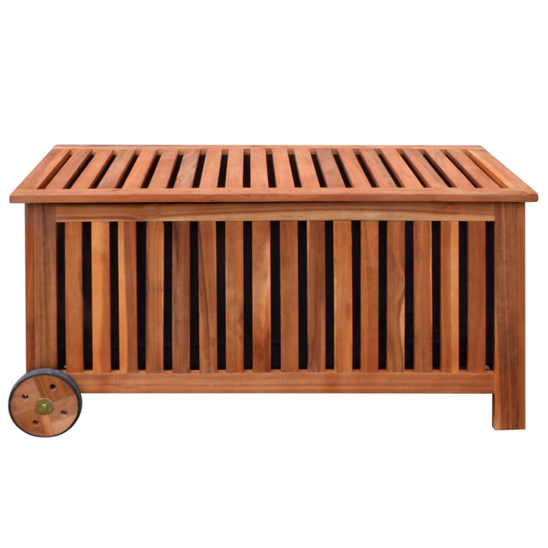 Boîte de rangement en bois Loon Peak Shavarsh