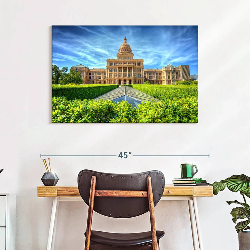 Texas Capitol, H 26 po x l 39 po