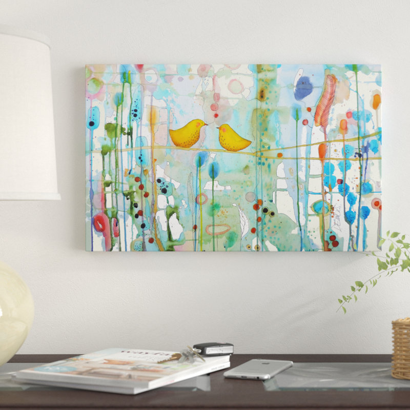 «Dans Chaque Coeur», reproduction sur toile tendue, 16 po x 24 po