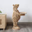 Objet décoratif traditionnel en bois massif Burlywood