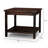 Longs Peak Eucalyptus 2-Shelf Side Table, Espresso