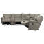 Canapé modulaire inclinable 2 pièces Elliott-924044382-924044376