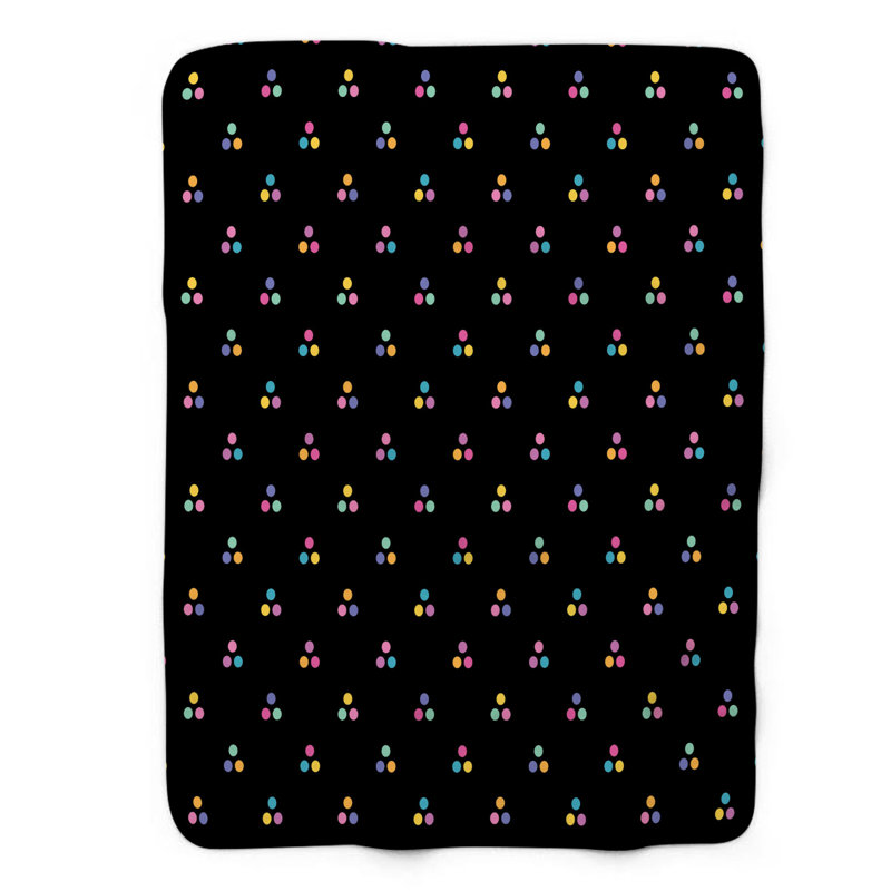 Douces nuances - couverture Sherpa de qualité supérieure 1 pièce, Grand lit