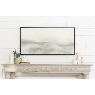 Morning Mercies Abstract Wood Framed Wall Art