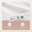 Drap-housse complet biologique seulement à poche profonde - draps 100% coton biologique avec un tissage en satin de coton 500 fils respirant et certifié Fairtrade - Draps-housse seulement (blanc, double)-117985794-117985798
