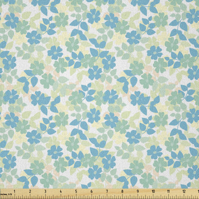 Daaron Flowers Leaves Nostalgia Summertime Fabric