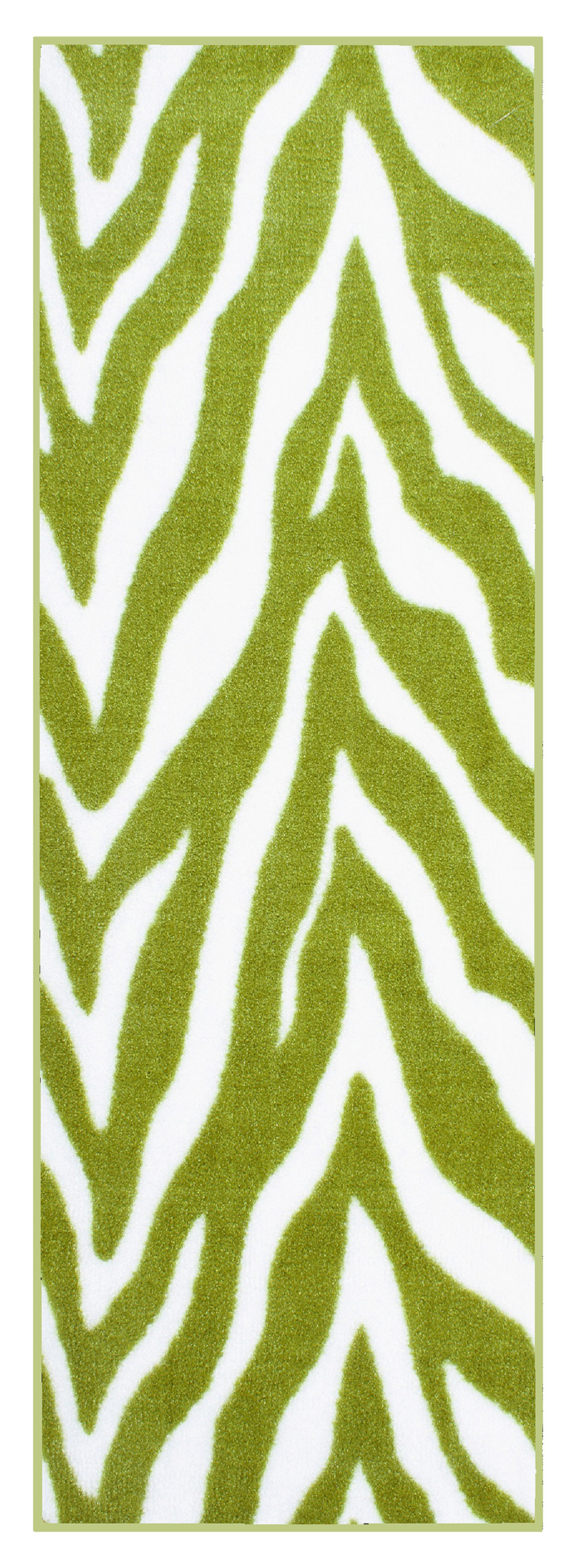 Everly Quinn Animal Print Green Indoor / Outdoor Area Rug | Wayfair