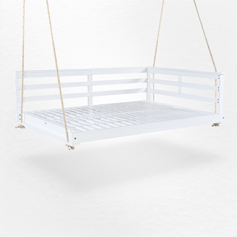 Lit suspendu pleine grandeur 80,03 po, Blanc