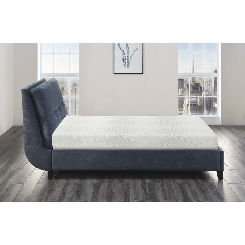 Matelas pour lit simple de 10 pouces en mousse viscoélastique imprégnée de gel, Lit simple