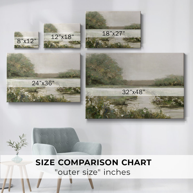 Toile tendue Quiet Path-Gallery, H 32 po x l 48 po