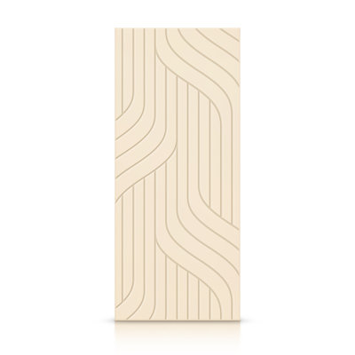 Porte standard à panneaux en bois