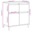 Alejondro Sideboard 60x35x70 cm Engineered Wood-696486587