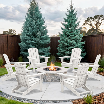 Clitheroe Foldable HDPE Adirondack Chair