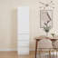 Armoire de rangement pour garde-manger, garde-manger blanc avec portes, tablettes et tiroirs