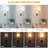 Battery Operated Wall Sconce Set Of 2,White-589346828