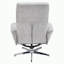 Fauteuils inclinables réglables, chaise moderne en bois d'acier chenille pour bureau à domicile