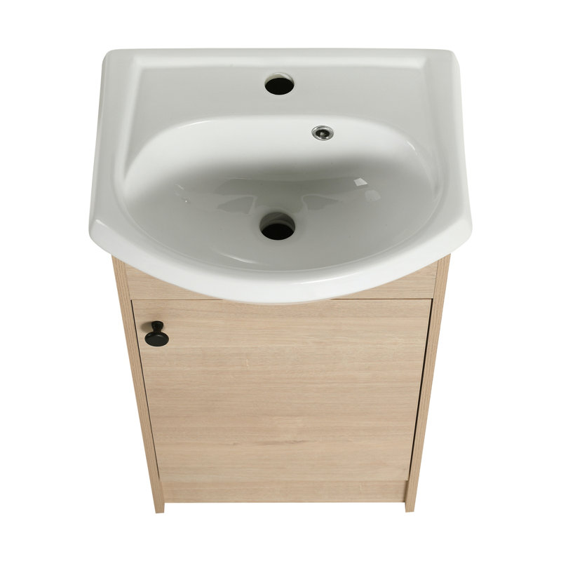 Meuble-lavabo autoportant de 18 po