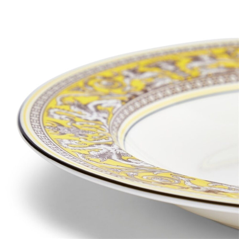 Wedgwood Florentine Colours Rim Soup 8.9In, Yellow