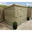 Jenne Solid Wood Garden Shed-749925871