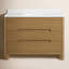 Meuble-lavabo simple 48 po avec plateau en quartz Oslo 
