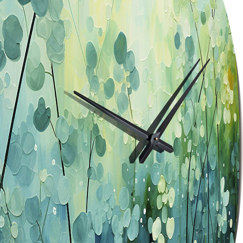 Horloge murale paysage abstrait Chantill, Moyenne