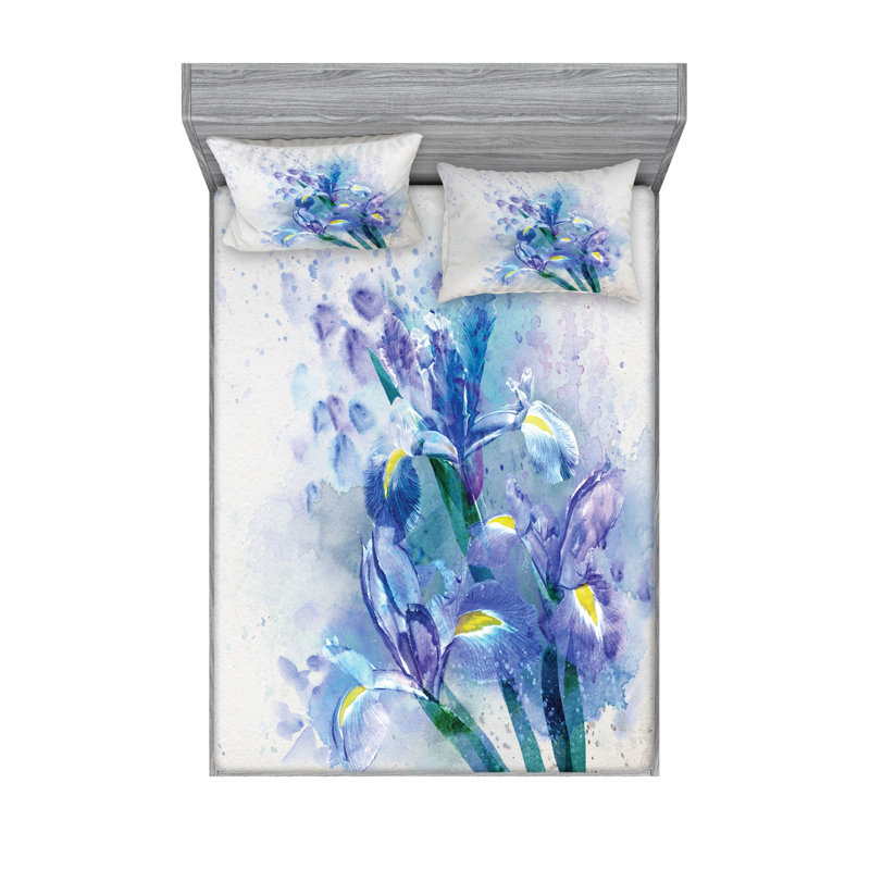 Microfiber Sheet Set, Queen Sheet Set + Fitted Sheet + 2 Pillowcases
