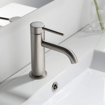 Circular Single-handle Bathroom Faucet