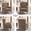 Fauteuil d'appoint capitonné en tissu capitonné-798750004