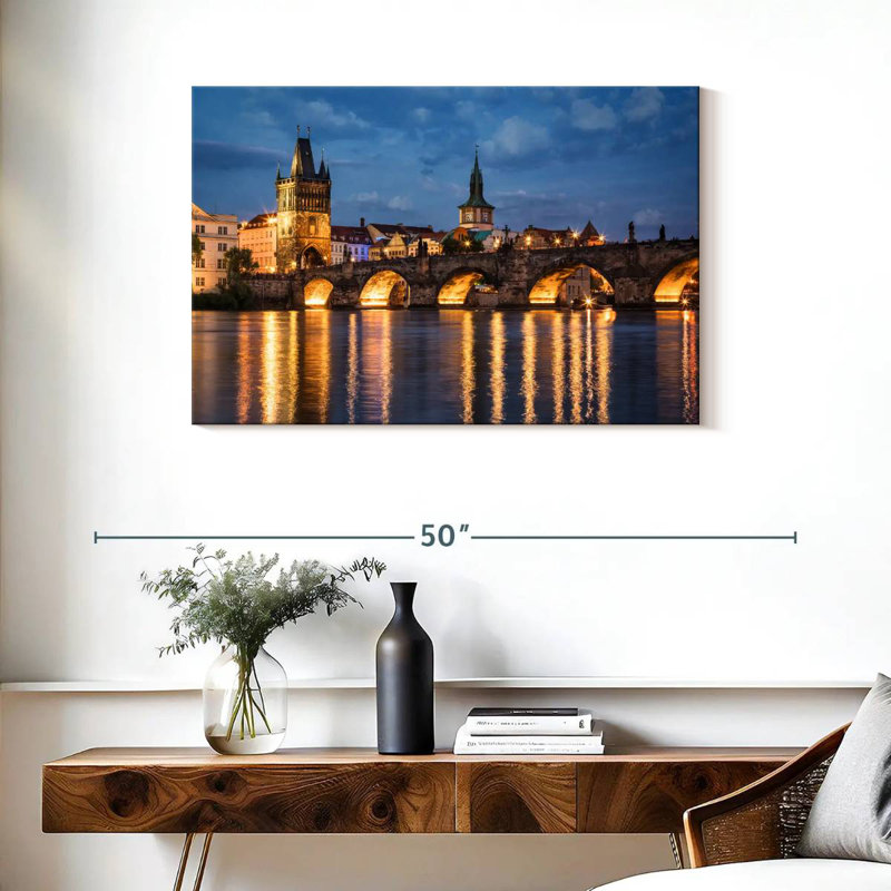 Lilie Charles Bridge, Prague, République tchèque, H 24 po x l 36 po