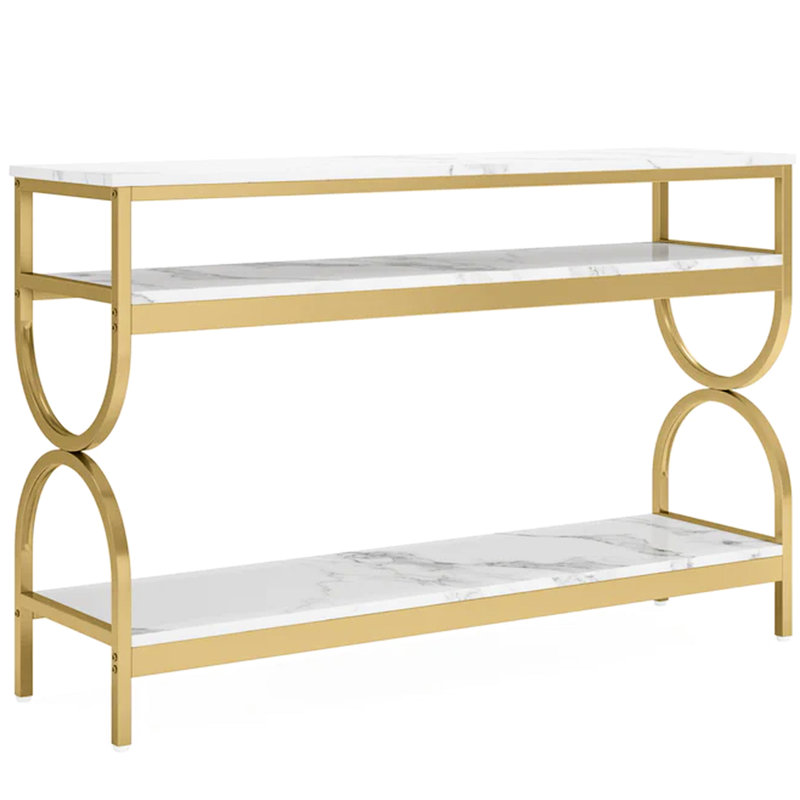 Faux Marble Sofa Table(Only Including Coffee Table)