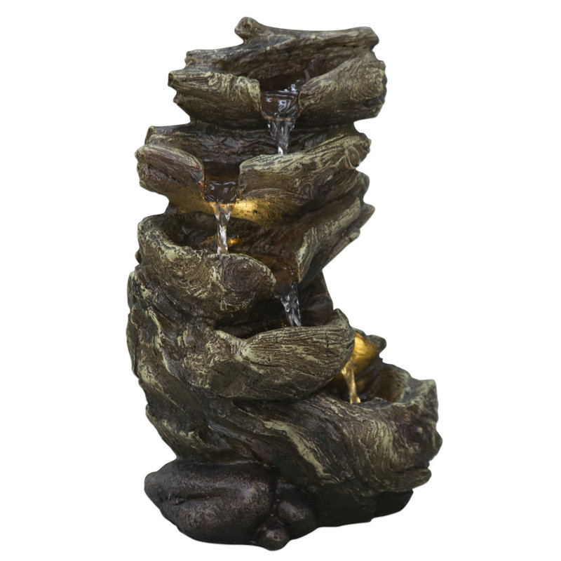 Fontaine en résine Gremillion avec lumière