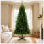 Arbre de Noël artificiel non éclairé avec 490 pointes, branches pleines en PVC, arbre de vacances classique avec support en plastique à 4 pieds pour la décoration intérieure
