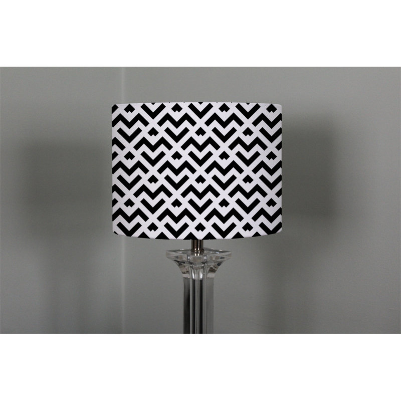 Cotton Drum Lamp Shade ( Uno ), 22cm H x 25cm W x 25cm D