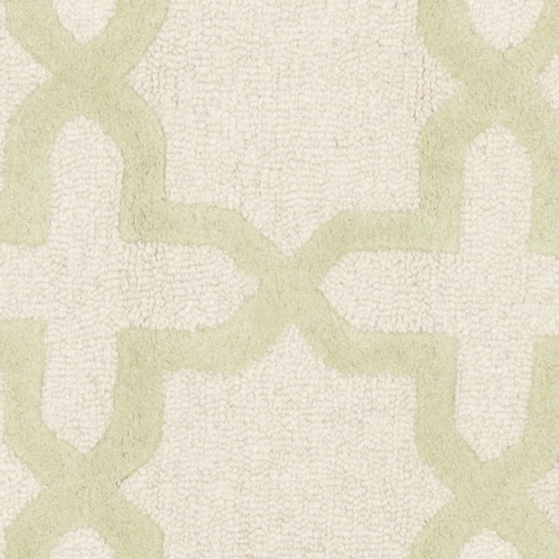 Igna Hand Tufted Wool Geometric Rug, Rectangle 2'6" x 4'
