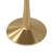 Seybert Round Dining Table with MDF Top and Gold Stainless Steel Pedestal Base - Seats 4 Person for Kitchen and Dining Room-1172272175-1159938920