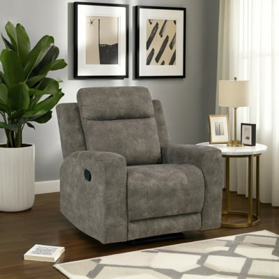 Leylashka 36"W Microfiber Manual Recliner