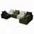 Beige / noir / vert est en rupture de stock