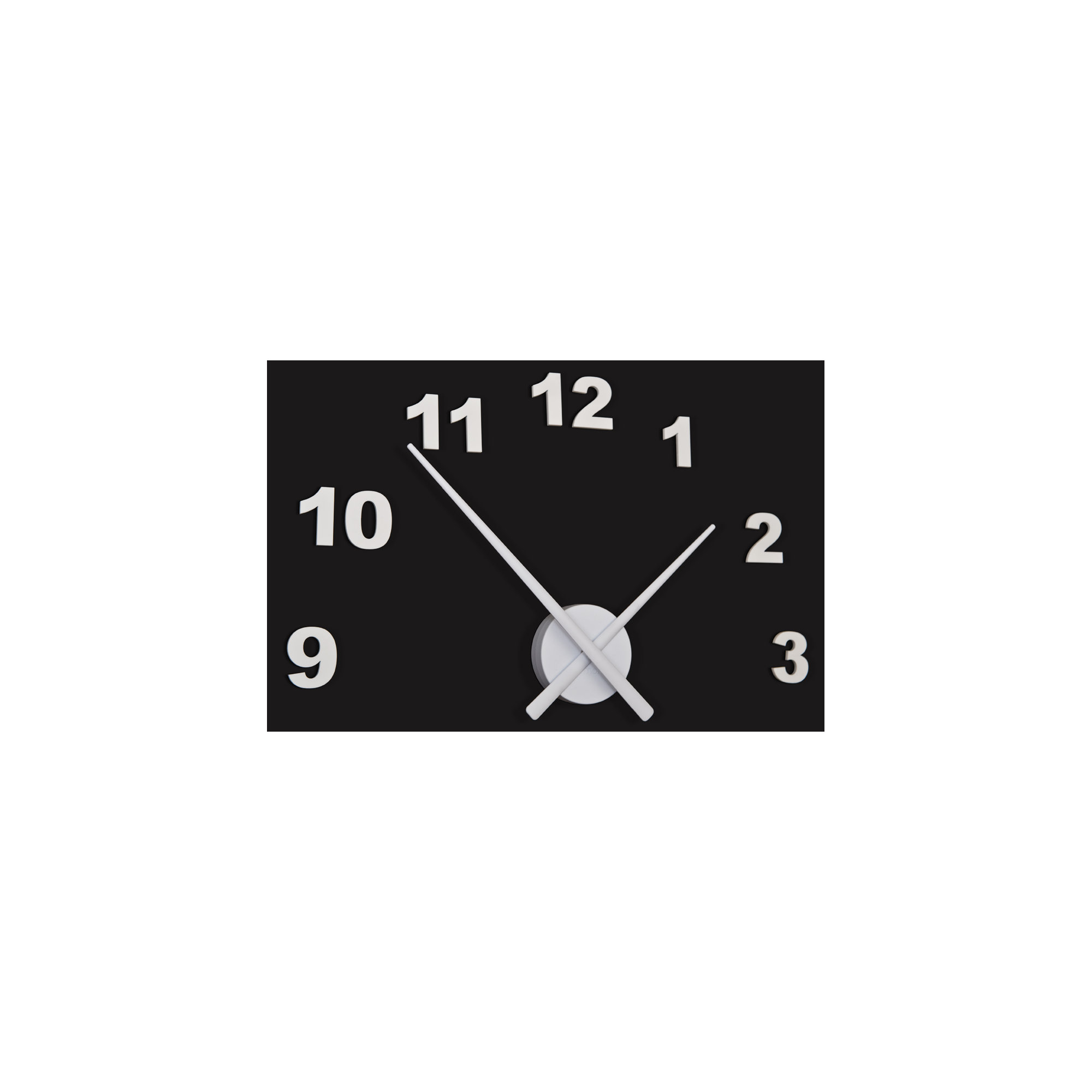 OJ Wall Clock, Small, Blanco