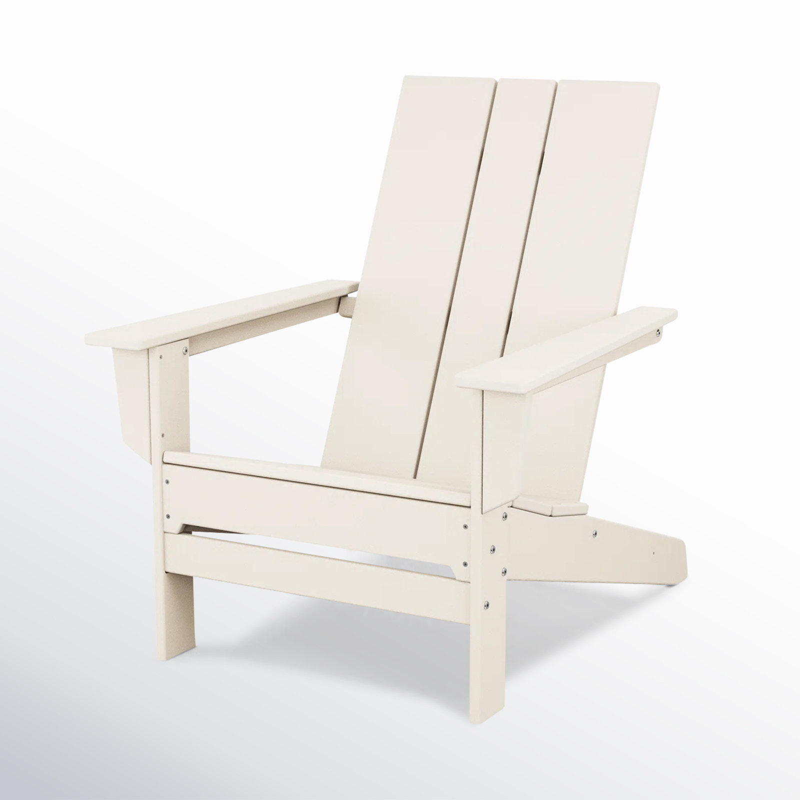 POLYWOOD® Oversized Adirondack Chair, Beige