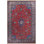 Blue Themed Traditional Motif Pattern Creative Vintage Decorative Rug Machine Washable