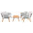 4 Piece Sofa Seating Group with Cushions-1162300996
