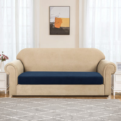 Jacquard Box Cushion Sofa Slipcover