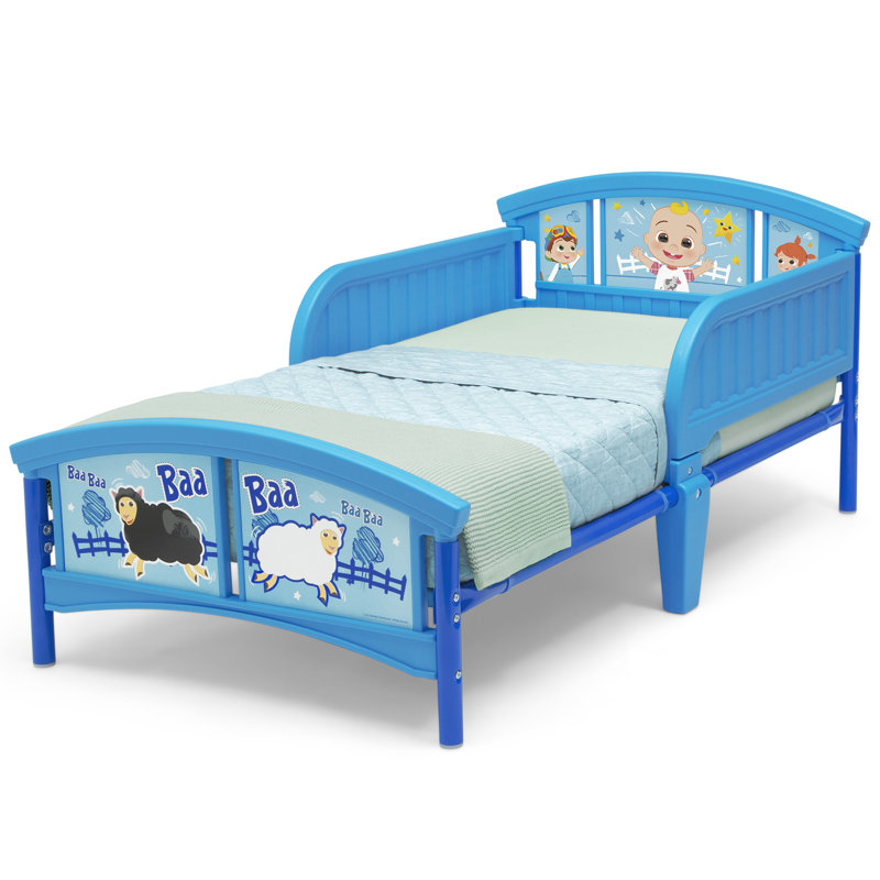 Cocomelon Plastic Toddler Bed By Delta Children
