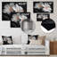Hibiscus blanc botanique blanc cristal - Hibiscus, reproduction d'art murale-1546453662-1546453657