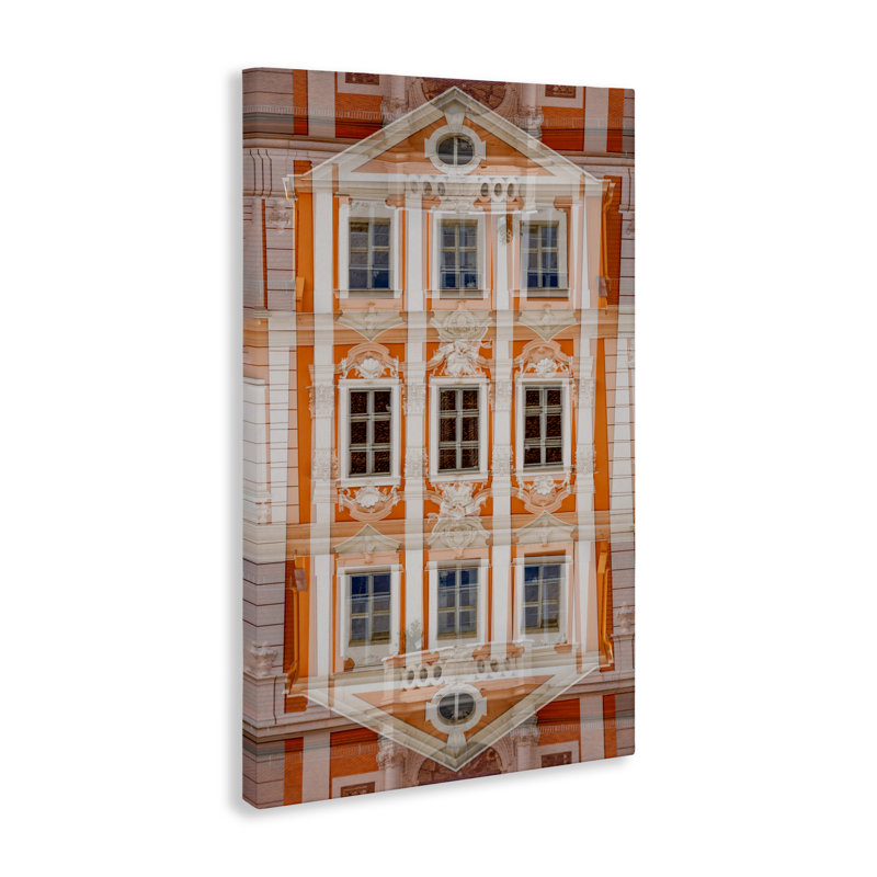 Toile à architecture symétrique, design par Robin Vandenabeele, H 24 po x l 16 po